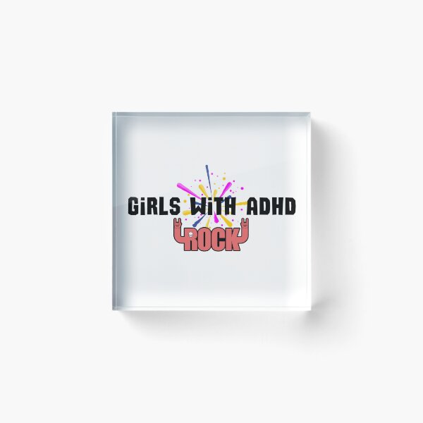 Item preview, ADHD - Girls with ADHD Rock - Option 1 designed and sold by TheBerriesADHD.