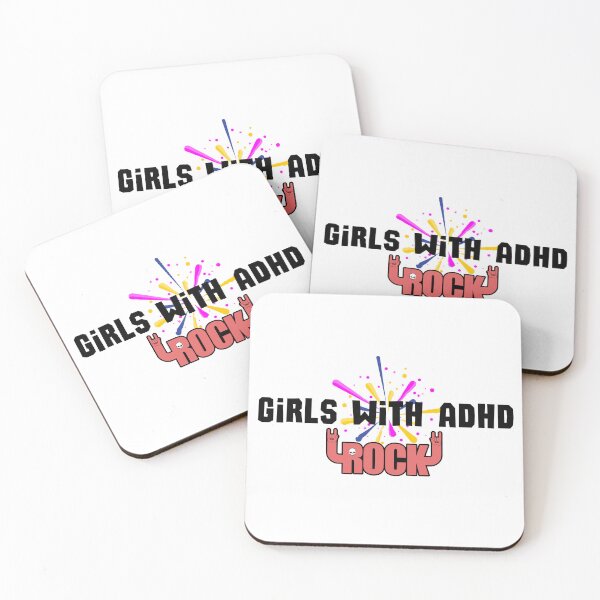 Item preview, ADHD - Girls with ADHD Rock - Option 1 designed and sold by TheBerriesADHD.