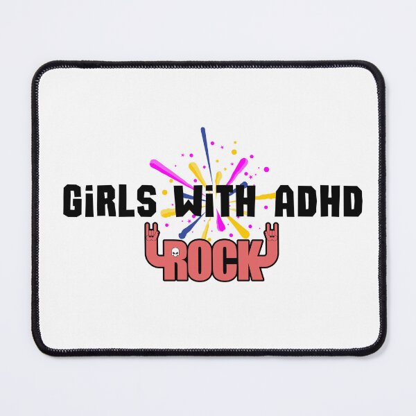 Item preview, ADHD - Girls with ADHD Rock - Option 1 designed and sold by TheBerriesADHD.