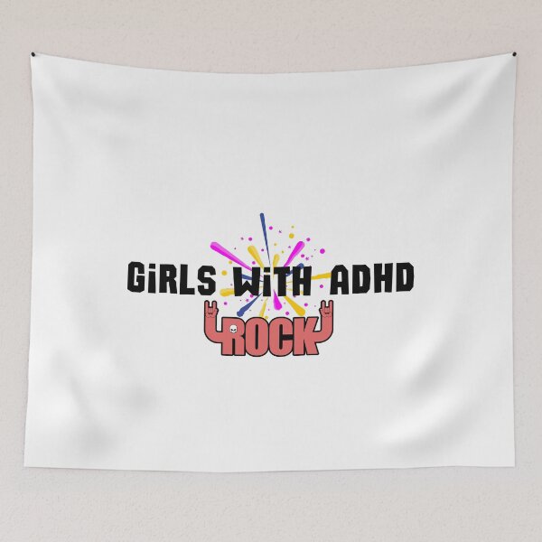 Item preview, ADHD - Girls with ADHD Rock - Option 1 designed and sold by TheBerriesADHD.