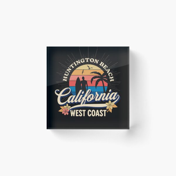Item preview, Los Angeles Surfer Surf Surfing Huntington Beach California  designed and sold by CattlettArt.