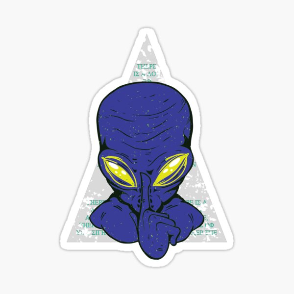 Alien Conspiracy Sticker