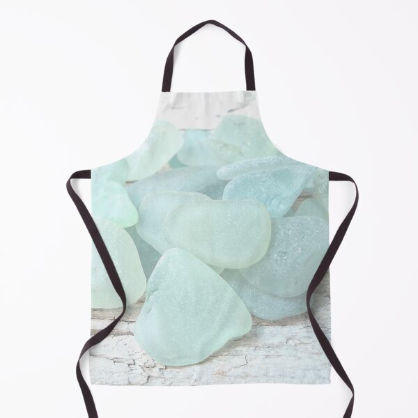 Item preview, Coastal Pale Turquoise Sea Glass on Weathered Faded Light Wood - Beach Aesthetic - Photo 7 of 8 designed and sold by Beachy.