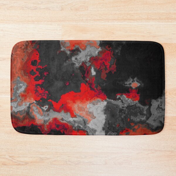 Item preview, marble abstraction art red black #marble designed and sold by JBJart.