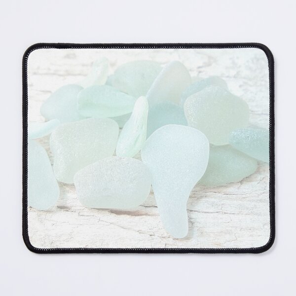 Item preview, Coastal Pale Turquoise Sea Glass on Weathered Faded Light Wood - Beach Aesthetic - Photo 6 of 8 designed and sold by Beachy.