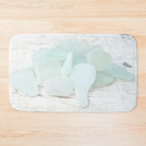 Item preview, Coastal Pale Turquoise Sea Glass on Weathered Faded Light Wood - Beach Aesthetic - Photo 6 of 8 designed and sold by Beachy.