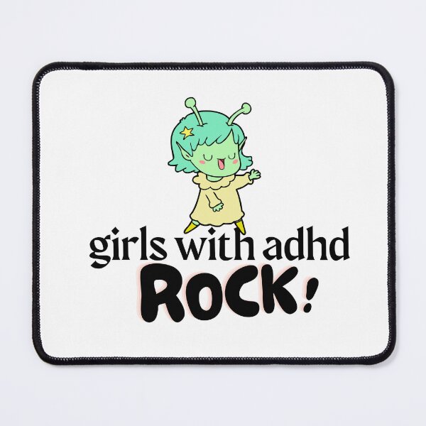 Item preview, ADHD - Girls with ADHD Rock - Option 2 designed and sold by TheBerriesADHD.