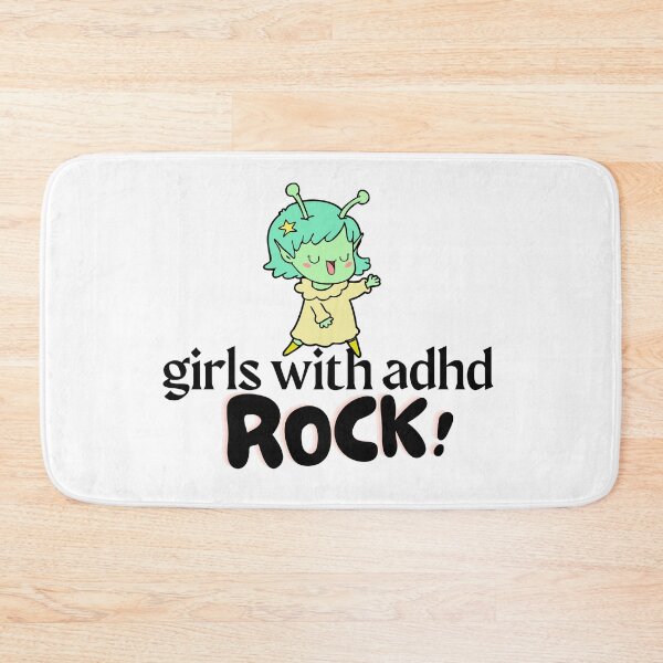 Item preview, ADHD - Girls with ADHD Rock - Option 2 designed and sold by TheBerriesADHD.