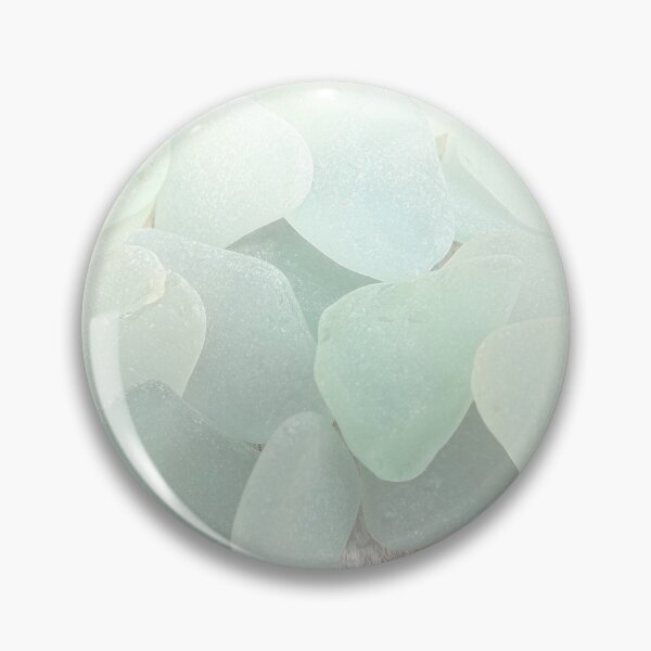 Item preview, Coastal Pale Turquoise Sea Glass on Weathered Faded Light Wood - Beach Aesthetic - Photo 4 of 8 designed and sold by Beachy.