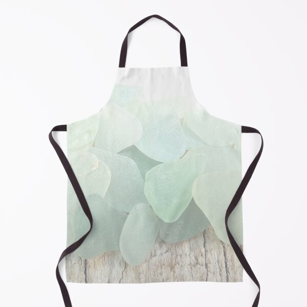 Item preview, Coastal Pale Turquoise Sea Glass on Weathered Faded Light Wood - Beach Aesthetic - Photo 4 of 8 designed and sold by Beachy.