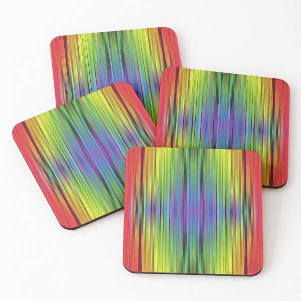 Item preview, Rainbow Minimal Abstract - multicolored vertical stripes designed and sold by AppareIIndustry.