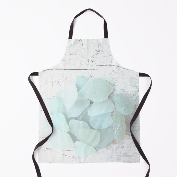 Item preview, Coastal Pale Turquoise Sea Glass on Weathered Faded Light Wood - Beach Aesthetic - Photo 3 of 8 designed and sold by Beachy.