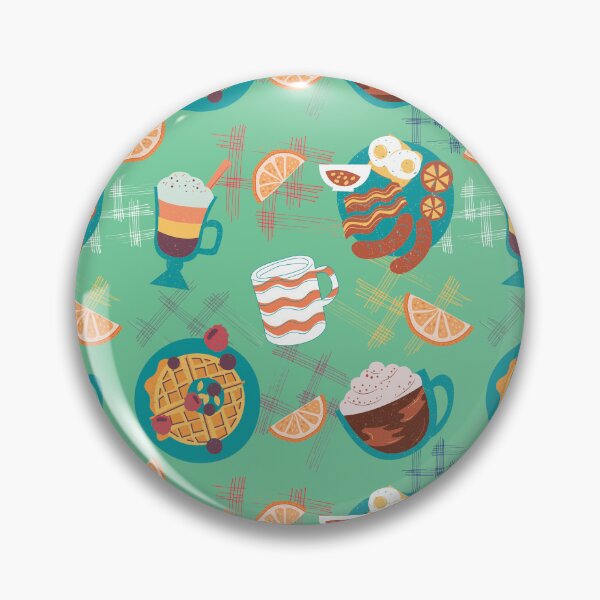 Item preview, I Love Breakfast Food and Drinks Repeating Pattern designed and sold by Itaya Art.