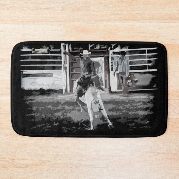Artikelvorschau, Rodeo Star - Buckelnder Bronco-Reiter entworfen und verkauft von NaturePrints.