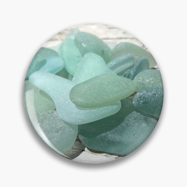 Item preview, Sea Foam Sea Glass and Pale Weathered Wood Light Blue Turquoise Pastels designed and sold by Beachy.