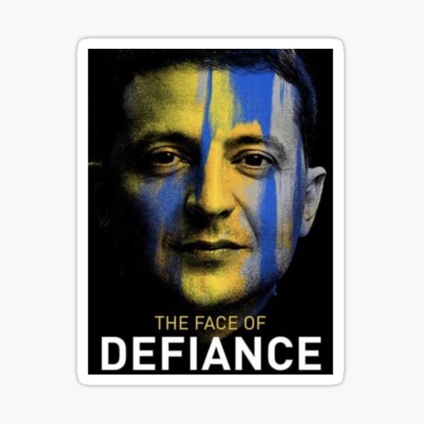 the-face-of-defiance-zelensky-ukraine-president-sticker-by
