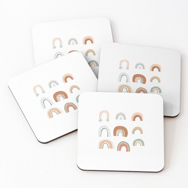 Item preview, Pack of 9 Boho Toned Rainbows designed and sold by ameliazhengg.