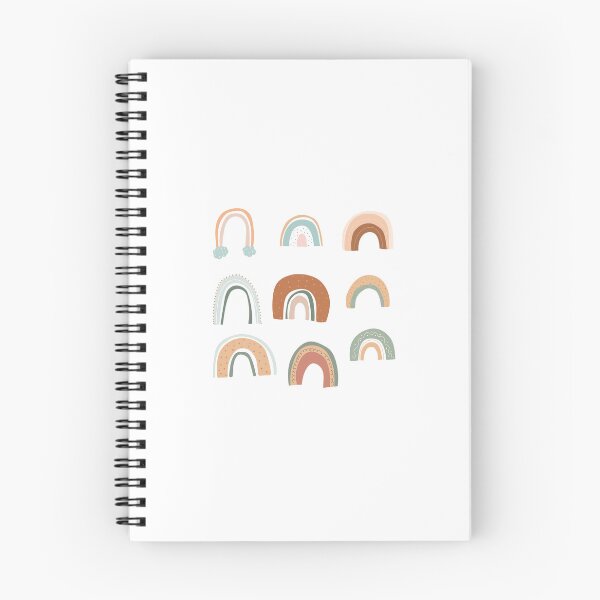 Item preview, Pack of 9 Boho Toned Rainbows designed and sold by ameliazhengg.