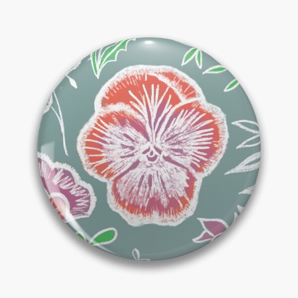 Item preview, Pansy floral garden  designed and sold by Papergrape.
