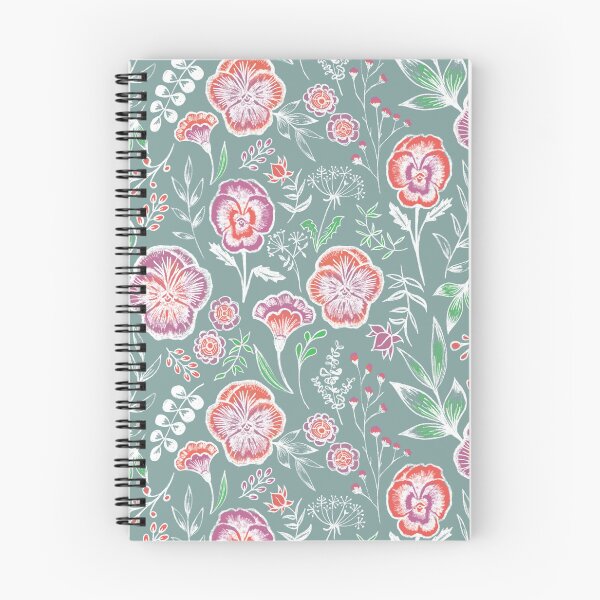 Aperçu de l'œuvre Jardin floral de pensée créée et vendue par Papergrape.