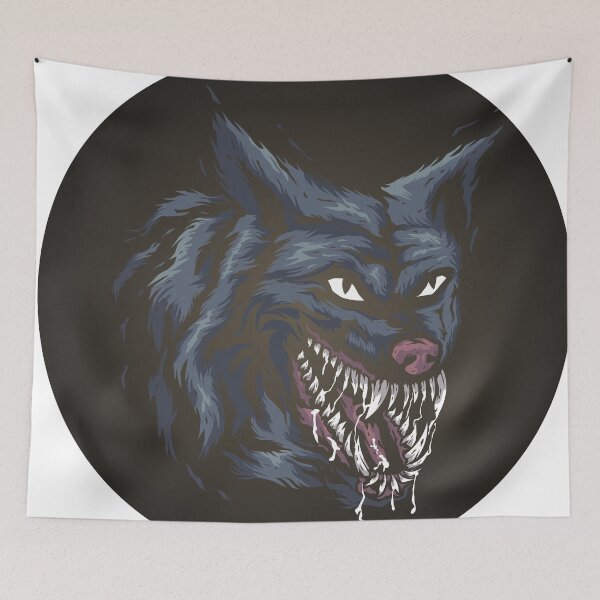 Item preview, The Head Of A Hungry Wolf Is Looking For Prey designed and sold by TaduDesign.