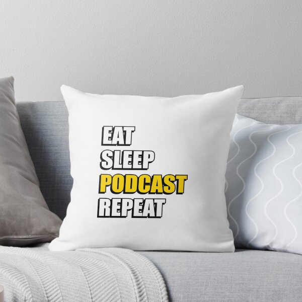 Artikelvorschau, Eat Sleep Podcast-Wiederholung entworfen und verkauft von Inspirationmotivation.