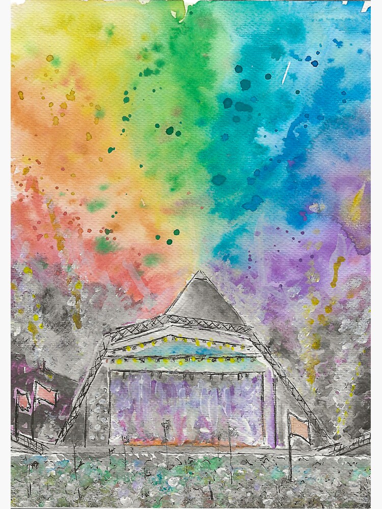 Rainbow Watercolor Rave Vinyl