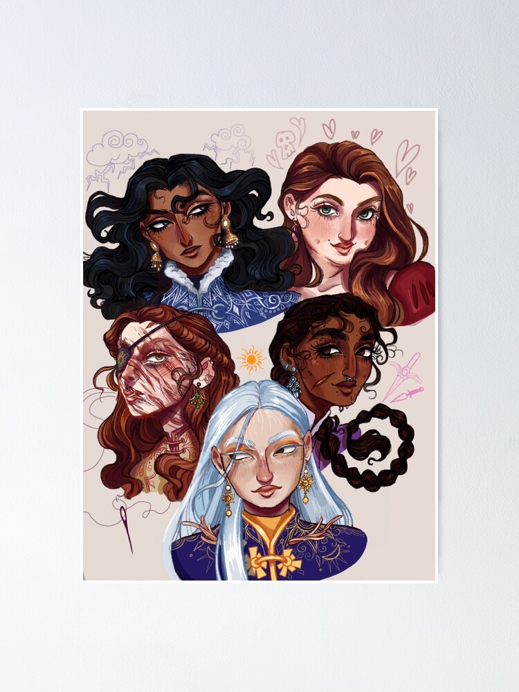 Grisha Women - Alina, Genya. and. Zoya Postcard for Sale by artsy