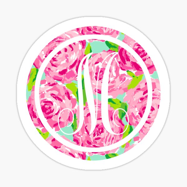 Customized Monogram Sticker