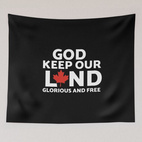 Item preview, God Keep Our Land Glorious And Free Canadian Truckers designed and sold by Zelous  Store.