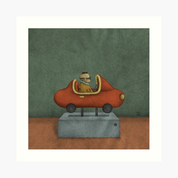 Road to Nowhere - Triptych Panel No. 2 Art Print