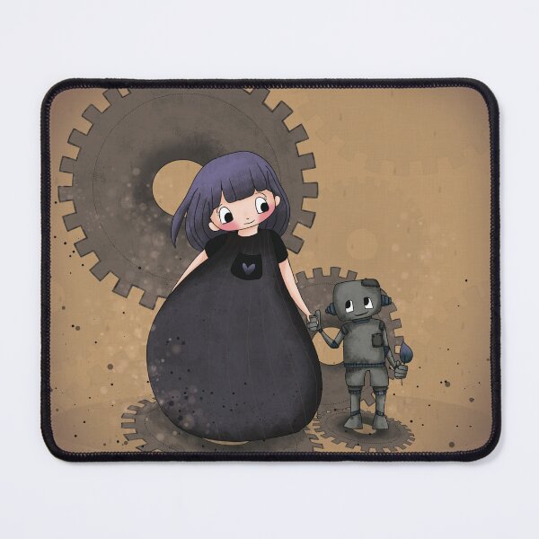Aperçu de l'œuvre Fille et robot créée et vendue par fanny offre.