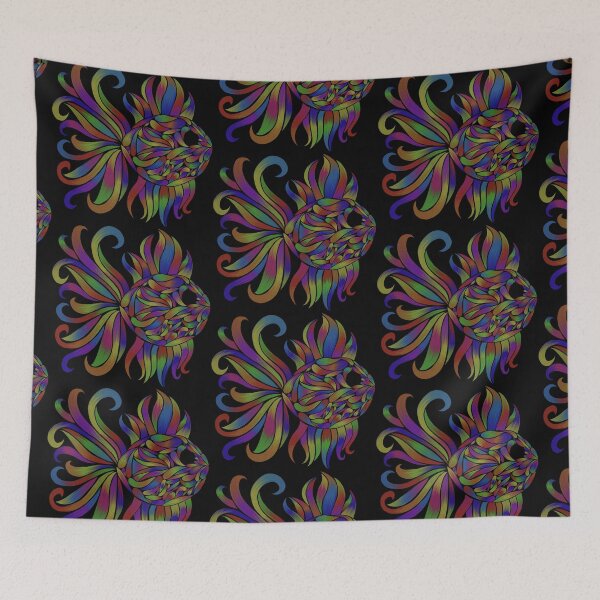 Item preview, Jewel Toned Fancy Fish by Heather Nafe Art designed and sold by HeatherNafeArt.