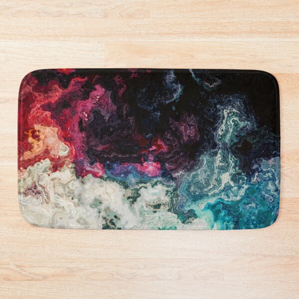 Item preview, marble abstraction art blue black red #marble designed and sold by JBJart.