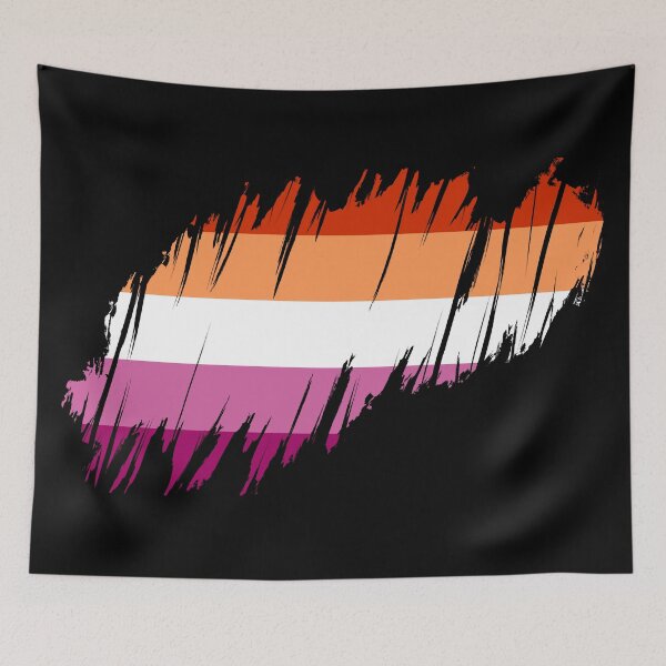 Item preview, Lesbian flag designed and sold by GraphismNinja.