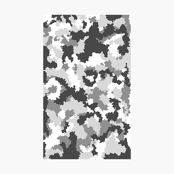 Urban Grey Camouflage Photographic Prints for Sale