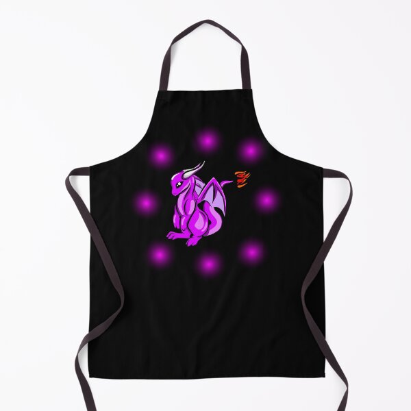 Item preview, Glowing Purple Dragon on a Black Background - Mythical Creature Design designed and sold by CreativNode.