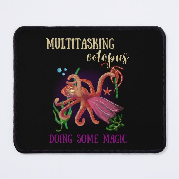 Item preview, Octopus illustration: multitasking octopus - some magic designed and sold by SonjaNeuroth.