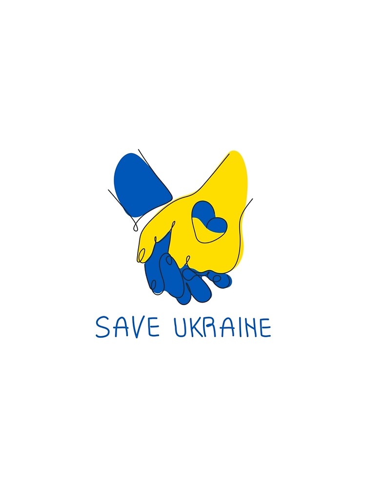Thumbnail 5 of 5, A-Line Dress, Save Ukraine designed and sold by ReydaDesign.