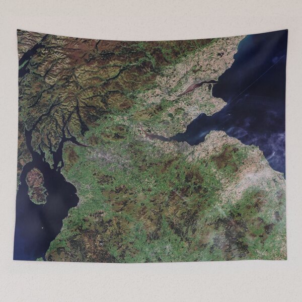 Item preview, Glasgow, Scotland from space designed and sold by Raureif.
