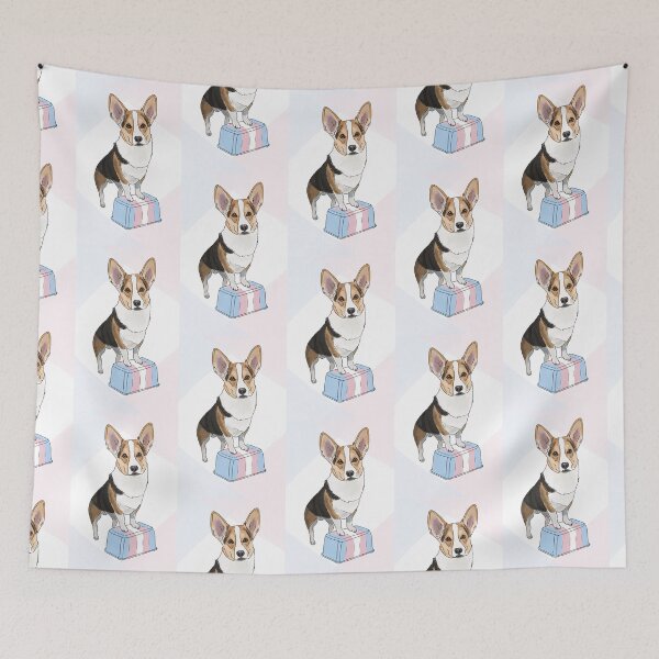 Item preview, Corgi Trans Pride Cartoon designed and sold by kylepeterart.