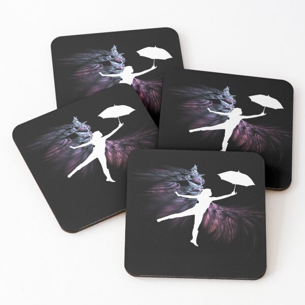 Item preview, Dancing with Wings and an Umbrella - Mythical Creature Design  designed and sold by CreativNode.