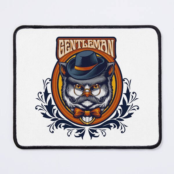 Item preview, Dapper Cat Gentleman Suit Whiskers & Bow Tie - Funny Cat designed and sold by Stephen Scharf.