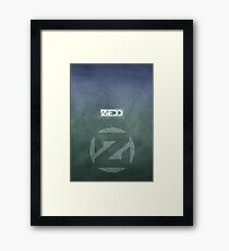 Zedd Lyrics Poster Framed Print