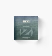 Zedd Lyrics Poster Acrylic Block