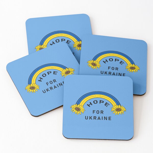Item preview, Hope For Ukraine Sunflower Rainbow designed and sold by LindaCooke.