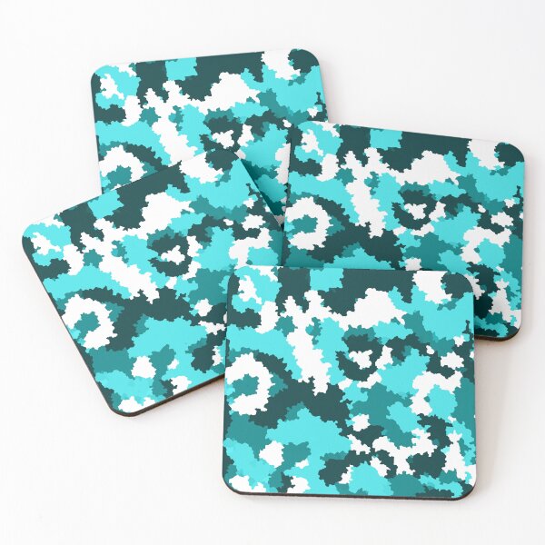 Item preview, Camouflage Blue pixel designed and sold by Prince-of-Sand.