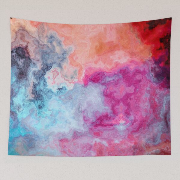 Item preview, marble abstraction art blue purple #marble designed and sold by JBJart.