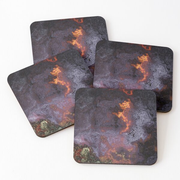 Item preview, marble abstraction art purple black orange  #marble designed and sold by JBJart.