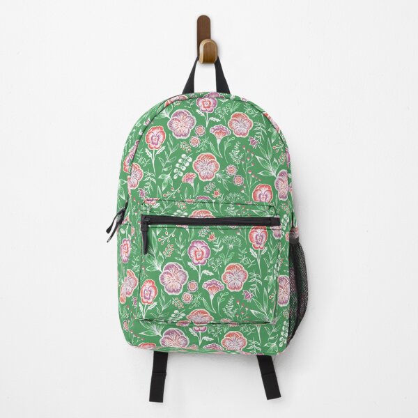 Item preview, Pansy jardín floral en verde designed and sold by Papergrape.